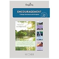 DaySpring - Rest in His Faithfulness - 4 Design Assortment with Scripture - 12 Encouragement Boxed Cards & Envelopes
