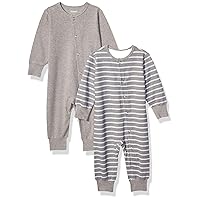 Hanes Baby-Boys Ultimate Baby Flexy 2 Pack Sleep And Play Suits