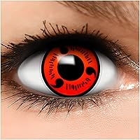  HERCHR 100pcs Safety Eyes, Sharingan Eye Contacts