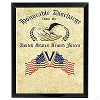 Honorable Discharge Custom Wall Plaque