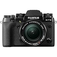 Fujifilm X-T2 Mirrorless Digital Camera F2.8-4.0 Lens, with XF 18-55 millimeters, Black