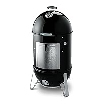 Weber 22-inch Smokey Mountain Cooker, Charcoal Smoker,Black