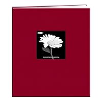 Pioneer MB-811CBF 8 1/2 Inch by 11 Inch Postbound Frame Cover Memory Book, Apple Red