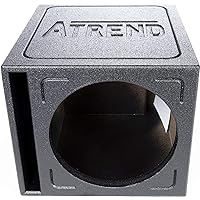 ATREND 12SVTL Atrend Series 12-Inch Single Slammer Vented Enclosure with Bed Liner Finish