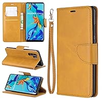 Ultra Slim Case Case for HUAWEI P30 Pro Multifunctional Wallet Mobile Phone Leather Case Premium Solid Color PU Leather Case,Credit Card Holder Kickstand Function Folding Case Phone Back Cover