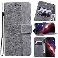 Phone Cover Wallet Folio Case for Motorola Moto G Power 2021, Premium PU Leather Slim Fit Cover for Moto G Power 2021, 2 Card Slots, Comfortable to Carry, Gray