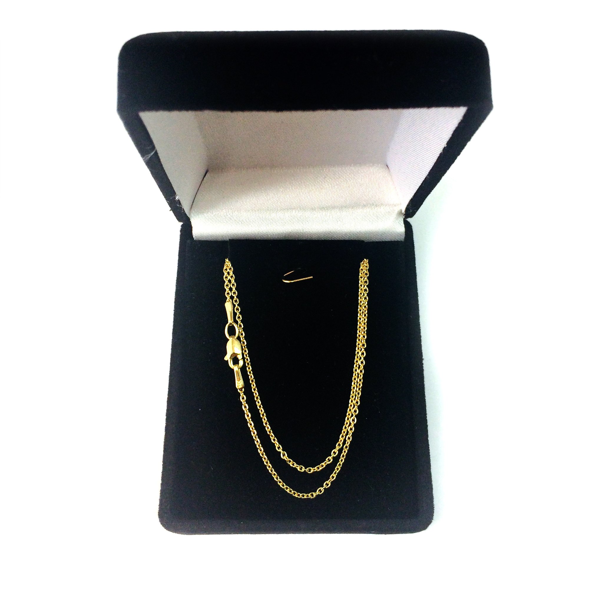 Jewelry Affairs 14k Yellow Gold Forsantina Chain Necklace, 1.5mm