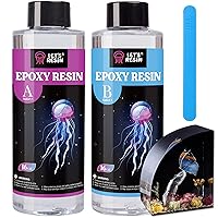 LET'S RESIN Crystal Clear Epoxy Resin, 32oz Bubbles Free Epoxy Resin, Table Top & Bar Top Casting Resin, Clear Epoxy Resin for Art Crafts