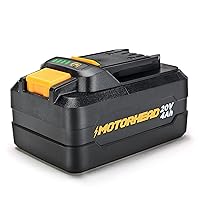 MOTORHEAD 20V Ultra Lithium-Ion High-Capacity 4Ah Battery, Compatible with All 20V Ultra Platform Tools, USA-Based