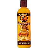 Howard Feed-N-Wax Wood Polish and Conditioner, 16-Ounce
