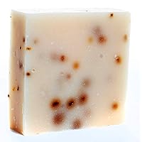 Lavender Patchouli Soap - 5oz Castile Handmade Soap bar- Refreshing Earthy with peppermint leaves Skin Scrub Exfoliation - Man Soap-Essential Oils - Gift ready