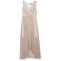 Tommy Hilfiger Women's Sleeveless Maxi Fit and Flare Chiffon