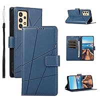 Cell Phone Flip Case Cover Fashion Wallet Case Compatible with Samsung Galaxy A13 4G/5G/AO4S A04/M13 5G Case with Card Holder,Flip Folio Case Shockproof TPU Inner Shell,Full Body Protective Cover Prem