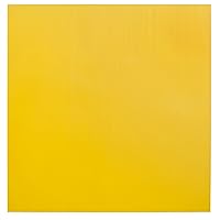 Bazzill Plastic Embossing Sheet 12 x 12 Inch Buttercup, Pack of 15
