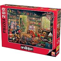 Anatolian Puzzle - Toy Makers Shed, 260 Pieces Jigsaw Puzzle, 3325, Brown/a (ANA3325)