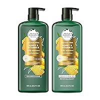 Herbal Essences bio:renew Sulfate Free Shampoo and Conditioner Set with Honey + Vitamin B, 20.2 Fl Oz Each — Hair Products Infused with Real Aloe & Honey — Paraben Free, Safe for Color Treated Hair