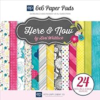 Echo Park Paper HN49023 Here and Now Paper Pad, 6 by 6-Inch