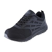 Northside Mens Trenton Soft Toe Work Shoes - Slip and Oil Resistant with Memory Foam PU Insole and Static Dissipative - Non-Slip Shoes for All-Day Comfort