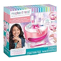 Make It Real - Light Magic Dryer and Nail Polish Set for Girls and Teens - Includes 5 Nail Polish Colors, Nail Dryer, Nail Art Stickers, and Nail File