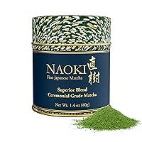 Naoki Matcha Superior Ceremonial Blend – Authentic Japanese First Harvest Ceremonial Grade Matcha Green Tea Powder from Uji, Kyoto (40g / 1.4oz)