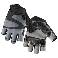 OZERO Cycling Gloves Bike Glove for Men: Breathable Gel Road Mountain Riding Gloves, Anti-Slip Bicycle Glove for Fitness, Gym, Training, Outdoor Sports Gray