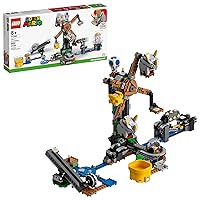 LEGO Unisex Super Mario Reznor Knockdown Expansion Set 71390 Building Kit; Collectible Toy Playset for Kids; New 2021 (862 Pieces) Multicolor Standard One Size
