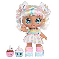 Kindi Kids Snack Time Friends - Pre-School Play Doll, Marsha Mello - for Ages 3+ | Changeable Clothes and Removable Shoes - Fun Play, for Imaginative Kids