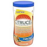 CITRUCEL Fiber Therapy Caplets 180 Count & Sugar Free Fiber Powder for Constipation Relief Orange Flavor 16.9 oz