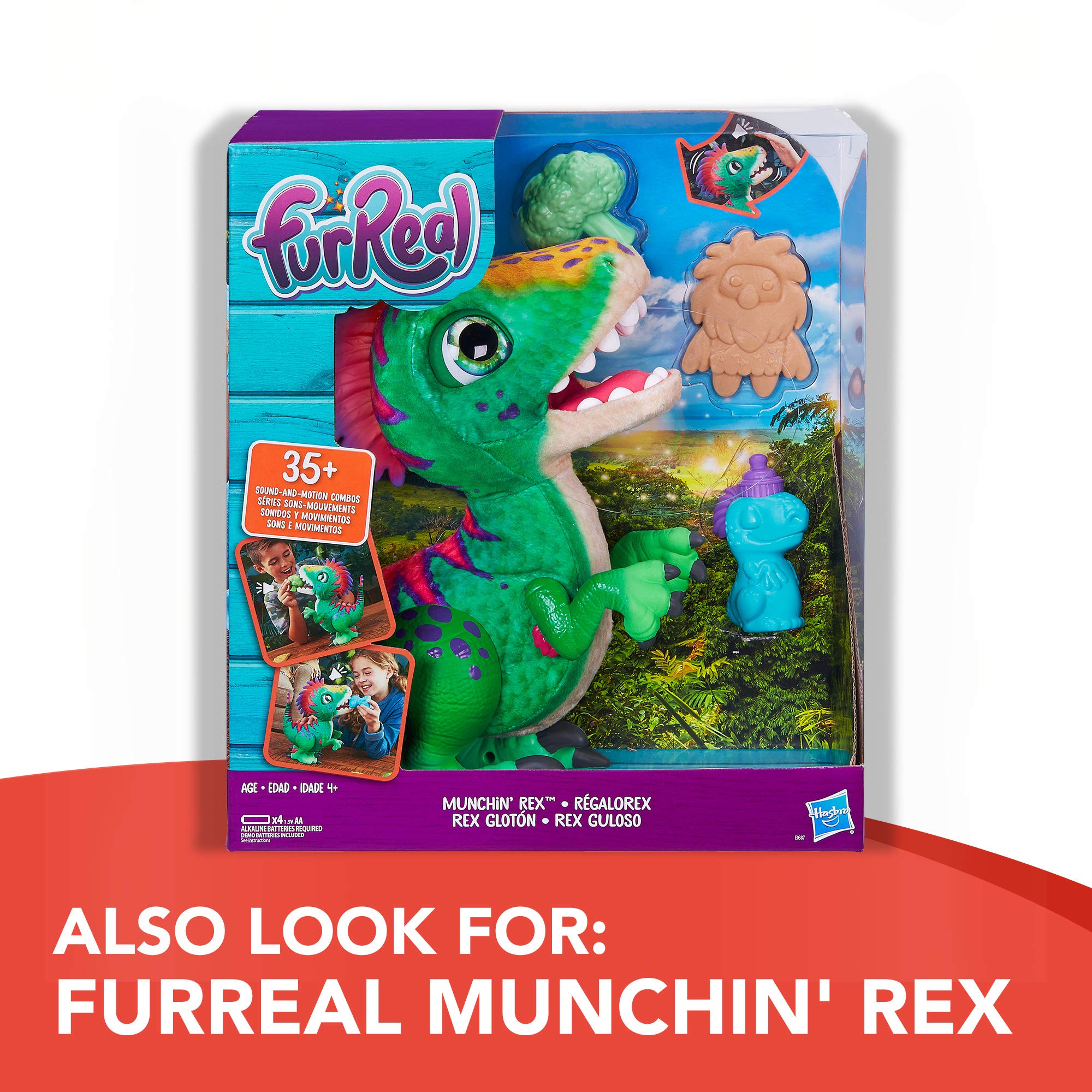 FurReal Friends Ricky, the Trick-Lovin' Interactive Plush Pet Toy, 100+ Sound-and-Motion Combinations, Ages 4 and Up, Standard