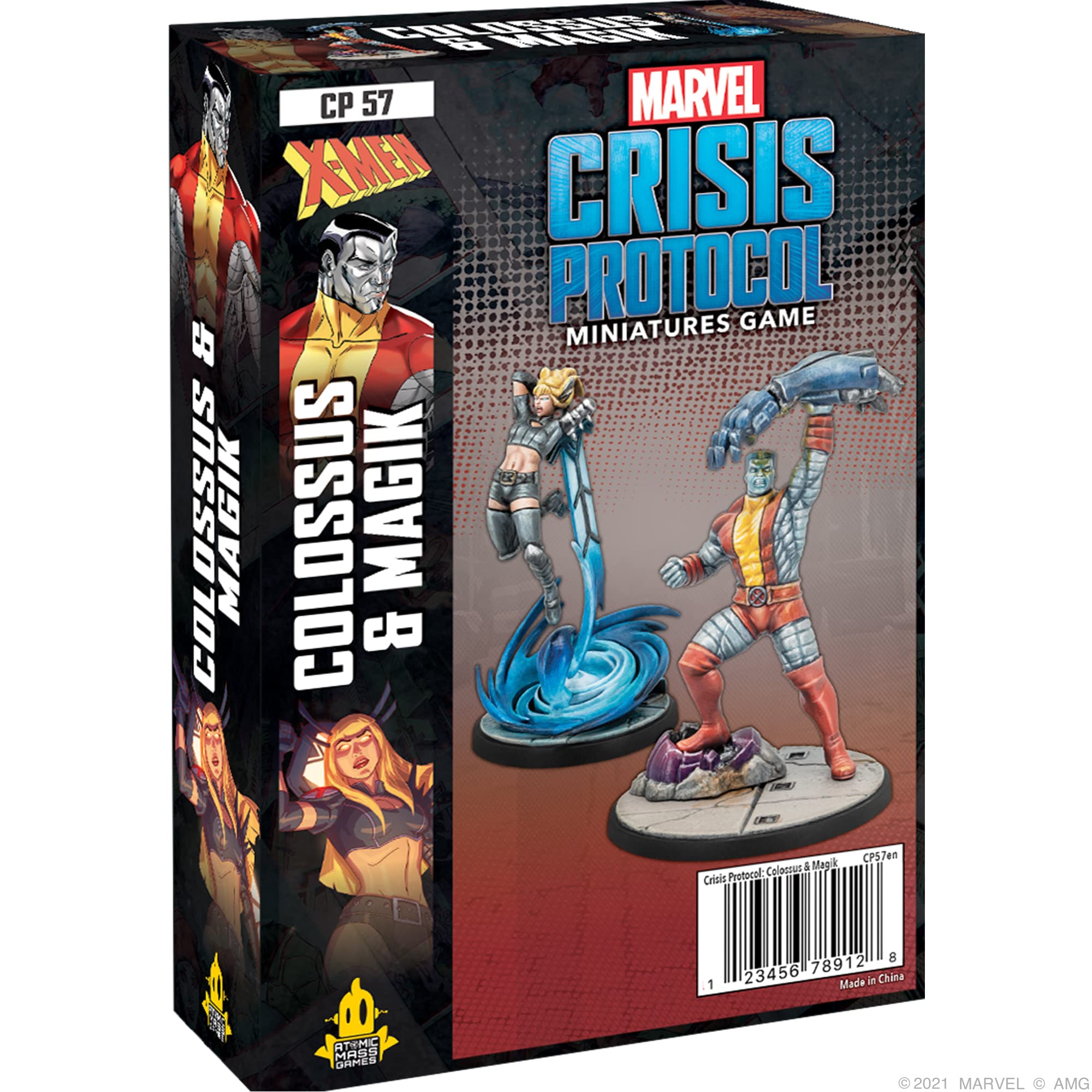 Marvel Crisis: Protocol – Colossus & Magik Character Pack | Marvel Miniatures Game | Strategy Game | Ages 14+ | for 2 Players | Average Playtime 90 Minutes | Made by Atomic Mass Games CP57en