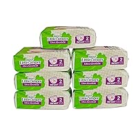 Happy Little Camper Ultra-Absorbent Natural Baby Diapers Size 2 - Hypoallergenic, Unscented & Chlorine-Free Disposable Diapers Safe for Sensitive Skin - Infant Diapers Monthly Pack - 216 Count