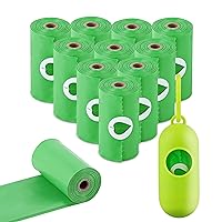 Dog Poop Bags with Dispenser, Pet Waste Bags Dog Bags, Guaranteed Leak Proof and Extra Thick Waste Bag Refill Rolls For Dogs, Lavender Scented (150 Bags)
