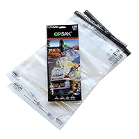 LOKSAK - OPSAK Odorproof Dry Bags for Backpacking, Hiking and Storage- Resealable Reusable and Recyclable Storage Bags (2-Pack 12 Inch x 20 Inch)