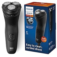 Philips Norelco Shaver 1100, with Comfort Cut Blades & 4D Flex Heads (Corded Use Only), S1016/90