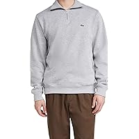 Lacoste Men's Long Sleeve 1/4 Zip Cotton Sweatshirt