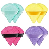 8 Pieces Triangle Powder Puff Face Soft Triangle Makeup Puff Velour Cosmetic Foundation Blender Sponge Beauty Makeup Tools