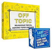 OFF TOPIC Funniest Adult Party Game Bundle Last Call Drinking Game