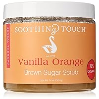Brown Sugar Scrub, Vanilla Orange, 16 Ounce