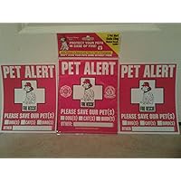 234001 2-Count Static Cling Window Decal for Pets