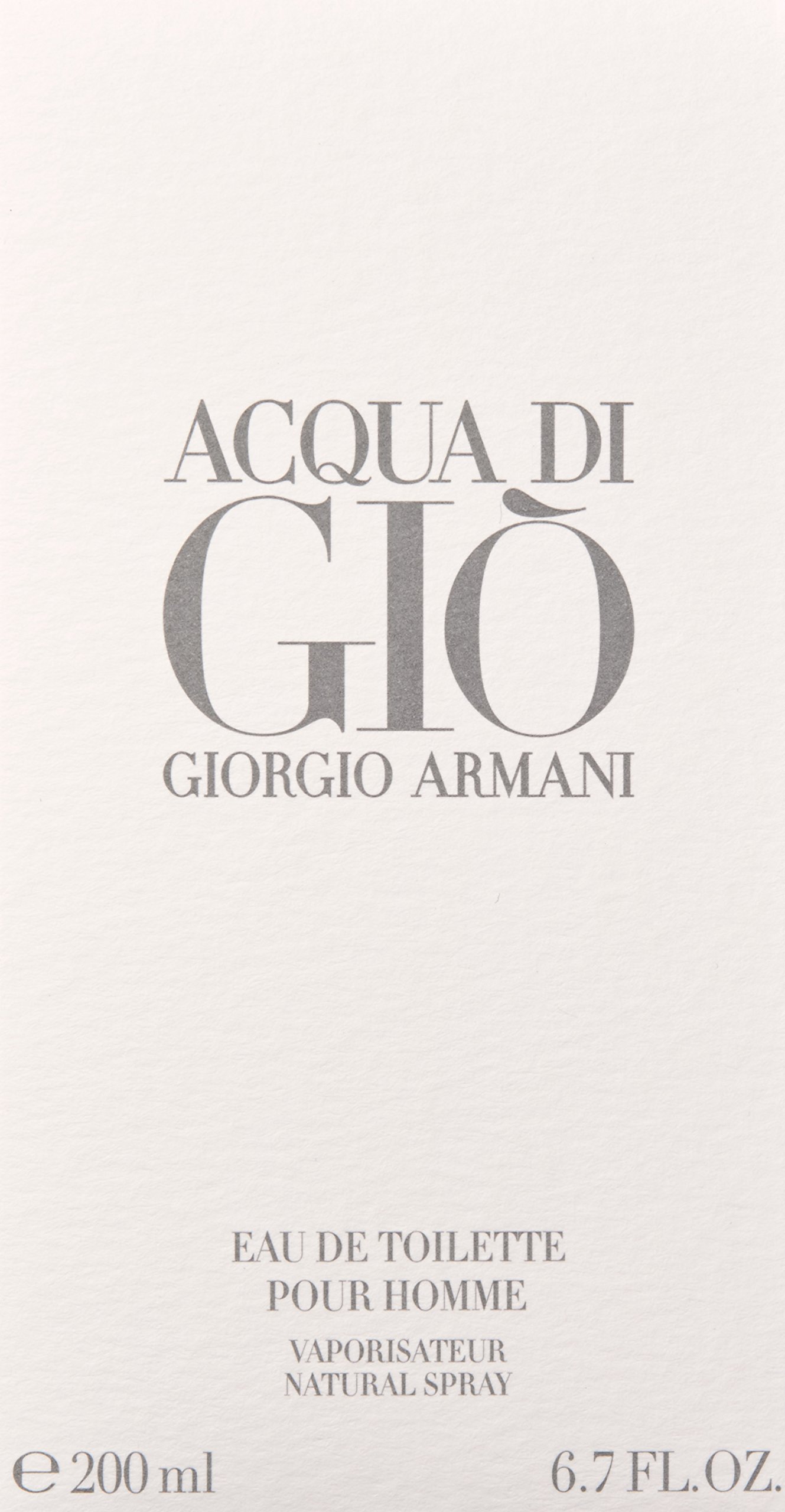Acqua Di Gio Pour Homme By Giorgio Armani Eau-de-toilette Spray, 6.7 Fl Oz