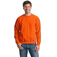 Gildan Activewear 50/50 Crewneck Sweatshirt, 3XL, Orange