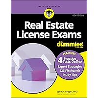Real Estate License Exams for Dummies: 4 Practice Test Online + 525 Flashcards Real Estate License Exams for Dummies: 4 Practice Test Online + 525 Flashcards Paperback
