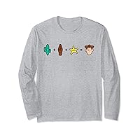 Disney and Pixar’s Toy Story Woody Emoji Code Formula Long Sleeve T-Shirt
