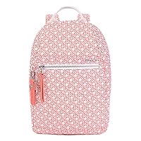Hedgren Women's Vogue Backpack, Coral/Grey Signature Print, One Size