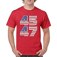 Donald J Trump 45 47 T-Shirt My President MAGA First Make America Great Again Republican Deplorable FJB Men's Tee