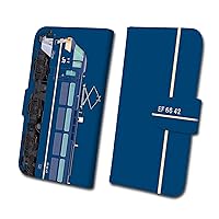 Daibi EF66 42 No. 66, Android L Size, iPhone12, iPhone12Pro, iPhone 11, iPhone 11Pro, iPhone X/iPhoneXs, iPhoneXR [Notebook Type] JR West Japan Licensed Commercialized tc-t-066-al Blue