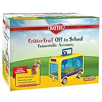 Kaytee CritterTrail Off To School Travel Carrier for Pet Hamsters, Gerbils, or Mice