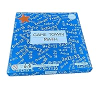 Game Town Math - Educational Board Game for Kids 8-12 & Over | 100+ Math Problems | Life Skills, Model Behaviors, Environmental Concepts, and More
