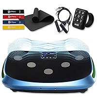 LifePro Rumblex 4D Vibration Plate Exercise Machine - Triple Motor Oscillation, Linear, Pulsation + 3D/4D Vibration Platform - Whole Body Viberation Machine for Home, Weight Loss & Shaping