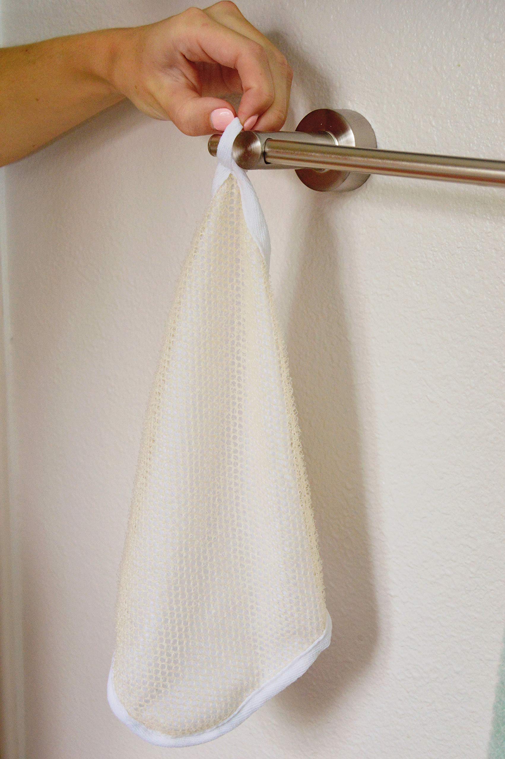Paradiso 5pk Soft-Weave Wash Cloths, White